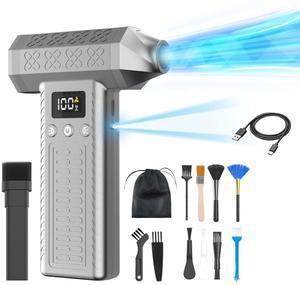 Portable Handheld Cordless Vacuum Cleaner 200000RPM Super Power,10000PA 3-Gear Adjustable Handheld Vacuum with LED Display Electric Air Duster for Cleaning Car,Office,Home,Yard