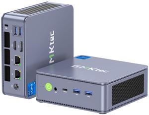 GMKtec Mini PC Intel i7-13620H (Up to 4.9GHz) Windows 11 Pro 32GB DDR5+2TB PCIe4.0 SSD i225V Dual NIC Mini Desktop Computers/USB-C/USB4.0 K7 Plus Blue