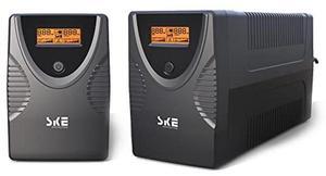 SKE UPS 625VA+850VA Battery Backup Power Supply Surge Protector 360W+480W Set Intelligent UPS with LCD Uninterruptible Power Supply
