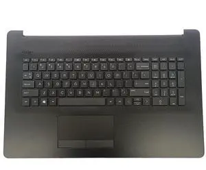 Replacement for HP Pavilion17BY 17-by 17CA 17-CA Laptop Upper Top Cover Case Palmrest Not-Backlit Keyboard Touchpad Assembly Part L48409-001 6070B1546701