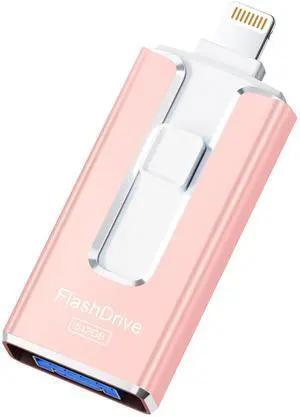 MFi Certified 512GB Flash Drive for iPhone iPad, Photo Stick for External Memory Storage, Easily Back Up and Save Files, USB Memory Stick Thumb Drive for iPhone/iPad/Android/PC