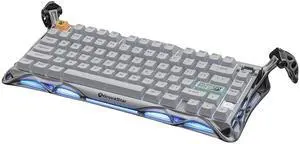 GravaStar Mercury K1 Pro Wireless Gaming Keyboard, Aluminum Alloy, 75% Layout Custom Keyboard, Designed for Durability & Unique Aesthetic (Gray)
