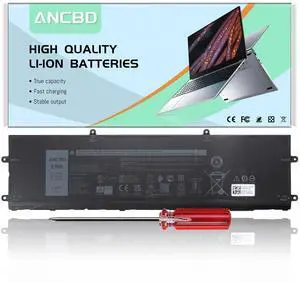 ANCBD DWVRR Laptop Battery Compatible with Dell Alienware x17 R1 R2 Alienware x15 R1 R2 Inspiron 16 7620 2-in-1 Series Notebook 0017GN 0NR6MH 817GN 11.4V 87Wh/7250mAh 6-Cell