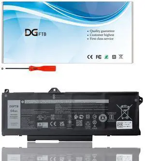 DGFTB GRT01 Laptop Battery Replacement for Dell Latitude 5421 5431 5521 5531 Precision 3561 3470 3571 Alienware m17 R5 AMD 00P3TJ 0P3TJ 0R05P0 R05P0 05RGW 9JRV0 (15.2V 64Wh/4000mAh 4-Cells)