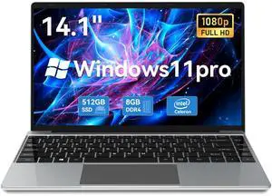 Gezoon 14 inch Laptop, 8GB RAM 512 GB SSD, FHD 1920 x 1080 Display, Intel Celeron N4020C Processors, Windows 11 Pro Laptops Computer, 180 Angle Opening, Webcam, Light&Thin, HDMI, Type-C, USB3.0 Gezoon 14 inch Laptop, 8GB RAM 512 GB SSD, FHD 1920 x 1080 Display, Intel Celeron N4020C Processors, Windows 11 Pro Laptops Computer, 180 Angle Opening, Webcam, Light&Thin, HDMI, Type-C, USB3.0