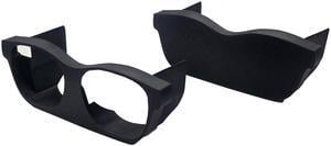 Tyco Tech Xreal Light Blockers for AR Air, Air 2 & Air 2 Pro Glasses, Soft TPU Rubber, Full and Open Front Options (Set - Full AND Open Front Blocker)