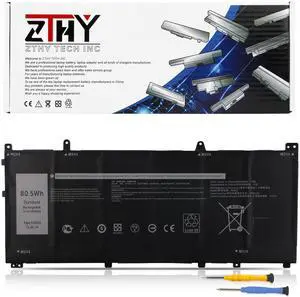 ZTHY 80.5Wh VG661 Laptop Battery Replacement for Dell Alienware X14 R1 Alienware X14 R2 Series Notebook 0GD3C9 GD3C9 0V4N84 V4N84 31CP5/46/95-2 11.4V 6709mAh 6-Cell