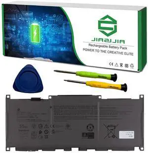 JIAZIJIA MN79H Laptop Battery Replacement for XPS 13 Plus 9320 9340 Series Notebook J7H5M 0J7H5M NXRKW 0NXRKW Black 11.55V 55Wh 4524mAh