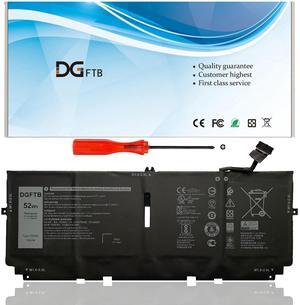 DGTEC New 722KK Laptop Battery Compatible for Dell XPS 13 9300 i5 FHD I7-1065G7 9310 9380 Series 0WN0N0 WN0N0 02XXFW 2XXFW 2ICP46080-2(7.6V 52Wh6800mAh) (51KD7)