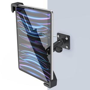 WISHCODE Tablet Wall Mount Holder, Security Anti-Theft for iPad Wall Mount, for Public Spaces, Office and Retail, [360deg Rotation Stand] Fits 9"-14" Tablets Including iPad Pro/Air/Mini, Galaxy Tab