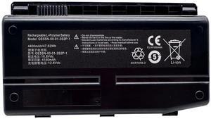 Uniwings 9 Pin GE5SN-00-01-3S2P-1 Laptop Battery Replacement for MECHREVO X7Ti X7Ti-s X6Ti-s F117-F2K F117-F1K T1TI-781SN3 Series