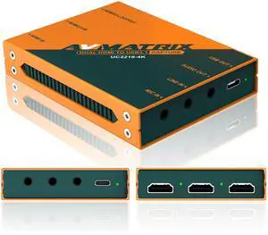 AVMATRIX Game Capture Card 4K60 Pass-Through 1080p60 Uncompressed Capture for Game Streaming in OBS, Vmix.Ultra- Zero Latency on PS5, PS4/Pro, Xbox Series X/S, Xbox One X/S UC2218