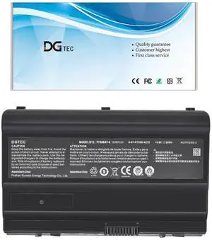 DGTEC New P750BAT-8 Laptop Battery Replacement for Clevo P750ZM P751DM P751ZM P770DM P770ZM P771DM P771ZM P775DM P775DM1 6-87-P750S-4271 6-87-P750S-4272 6-87-P750S-4U73 6-87-P750S-4273 (14.8V 82Wh)