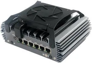AI Firewall, Intelligent Soft Routing Micro Appliance/Mini PC  Intel Core i5-1135G7  16GB RAM, 256GB mSATA SSD  6 x RJ45 Ports, 4 x USB 3.0, 1 x RJ-45 COM, 1 x HDMI