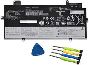 EFOHANA L20M4P71 Laptop Battery Compatible with Lenovo ThinkPad X1 Yoga 6th 7th Gen 2021 2022 Carbon 9th 10th 2021 2022 Series L20C4P71 L20D4P71 L20L4P71 15.44V 57Wh/3695mAh 4-Cell