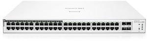 HPE Networking Instant On Switch Series 1830 48-Port Gb Smart-Managed Layer 2 Ethernet Switch with PoE | 48x 1G | 4X SFP | 24x CL4 PoE (370W) | Fan-Less | US Cord (JL815A#ABA)