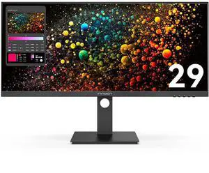 INNOCN 29" Ultrawide Monitor 100Hz 21:9 IPS WFHD 2560 x 1080P 99% sRGB HDMI Computer USB Type C 65W Laptop External Monitor, Height/Pivot Adjustable, Productivity, Wall Mountable, Black