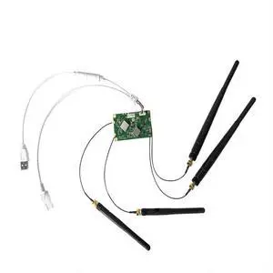 VONETS VM5G WiFi Module Dual Band 2.4G+5G AC1200 Industrial High Power Wireless Bridge Ethernet WiFi Hotspot Extender Repeater RJ45 Adapter DIY Engineering Network Device with 4 Antennas