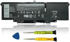 AOMKA WW8N8 Laptop Battery Replacement for Dell Latitude 7340 7350 7440 7450 7640 7650 Series Notebook 66DWX 086D0Y 86D0Y 00HYH8 0HYH8 0CTJJ6 11.4V 57Wh 4878mAh