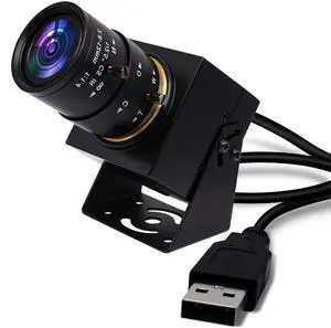 Svpro Global Shutter USB Camera - 2MP, 90FPS High Speed with 2.8-12mm Zoom Lens, Manual Focus Close-up Webcam for Golf Swing, Industrial Camera - USB Plug and Play