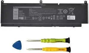 AOMKA PKWVM Laptop Battery Replacement for Dell Precision 7550 7750 7560 7760 P44E P93F P44E001 P44E002 P93F001 P93F002 Series C903V 0C903V 0CR72X CR72X 068N03 0447VR 68ND3 453-BBCQ 95Wh 11.4V