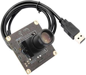 SVPRO 1080P 120fps High Speed Camera Module 12MP 4K 30fps Industrial Video Camera with M12 Lens 25mm Focal Length Narrow Angle UVC Security Monitoring Camera for PC Laptop Raspberry Pi
