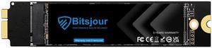 Bitsjour 512GB SATA SSD Replacement for 2010 2011 Apple MacBook Air 11" A1370 EMC 2393/2471, 13" A1369 EMC 2392/2469, 3D NAND TLC Internal Hard Drive Upgrade Storage and Speed, MacOS Preloaded