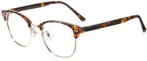 Cyxus Blue Light Blocking Glasses for Women Men Computer Glasses Relieve Eye Fatigue for Computer Screens 8195 (Tortoise)