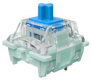 Gateron Jade Series 3.0 Blue Keyboard Switches,Clicky 3-Pin 60gf Dual-Stage Spring Pre-lubed Switches for MX Mechanical Keyboard(Blue,108Pcs)
