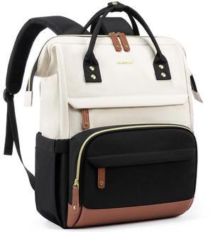 LOVEVOOK Laptop Backpack for Women, 18 Inch Work Business Backpacks Purse, Large Capacity Educators Doctor Nurse Bag Backbag, Waterproof Casual Daypack for Travel