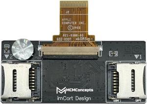 MCMConcepts Dual Micro SD Adapter for iPod Classic/Video 5th 6th 7th for iFlash Reader