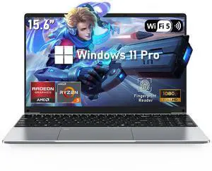NAIKLULU Gaming Laptop,15.6 Inch Laptop Computer,16GB RAM 1TB SSD,AMD Ryzen 5 7430U 6C/12T Processor(up to 4.3Ghz),AMD Radeon Graphics,15.6"FHD 1920 * 1080 Display,WiFi 5,BT5.0,Backlit Keyboard