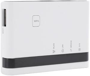 Wireless Print Server, USB Print Server for Sharing 4 USB Printers Over LAN via Ethernet or WiFi Network, Multi Mode Support, Plug and Play (US Plug)