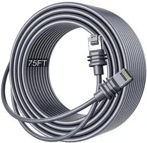 Starlink Ethernet Cable for Gen 3/Starlink Mini, Replacement Standard V3 Waterproof Cat 6 Cable, Starlink Internet Kit Satellite Network Cable for Starlink Gen 3/Starlink Mini, Gray (23M/75FT)