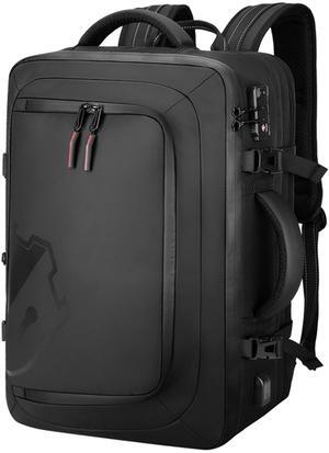 SWICKY Travel Backpack, 40L Water-Resistant Expandable Bag, USB Port, Anti-Theft, Lightweight for Business Travel
