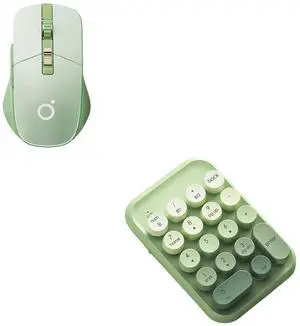TISHLED Tri-Mode Wireless Gaming Mouse with TrI-Mode Numpad