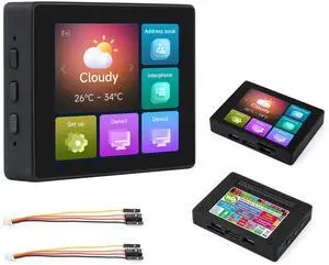 ESP32-S3 2.41inch AMOLED Capacitive Touch Display Development Board, 600x450 Resolution 16.7M Colors, 32-bit LX7 Dual-Core Processor, Support Wi-Fi and Bluetooth 5, Rich Interfaces (with Case)
