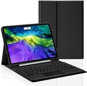 Touchpad Keyboard Case for All-New  Kindle Fire HD 10 and Fire HD 10 Plus Tablet (13th/11th Generation, 2023/2021 Release), Detachable Bluetooth Keyboard Case with Trackpad (Black)
