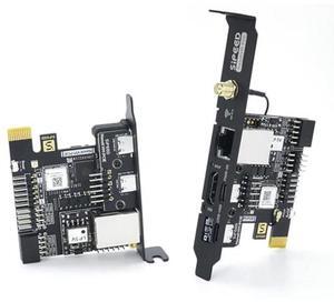 youyeetoo Sipeed NanoKVM PCIE Version - ATX PC Remote Control, RISC-V Nano KVM Over IP, DDR3 RISC-V Development Board, Linux, 1TOPS NPU (with WiFi)