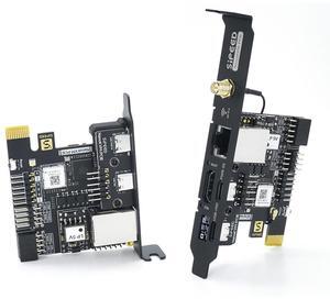 youyeetoo Sipeed NanoKVM PCIE Version - ATX PC Remote Control, RISC-V Nano KVM Over IP, DDR3 RISC-V Development Board, Linux, 1TOPS NPU (with WiFi+PoE)