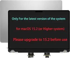NBFIXER 14 inches Screen Replacement for MacBook Pro M1 A2442 2021 EMC 3650 M2 A2779 EMC 8102 M3 A2918 EMC 8304 A2992 EMC 8407 2023 LCD Full Screen Display Assembly (Silver)