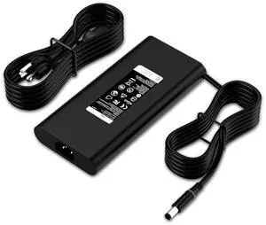240W Slim Charger for Dell Precision 7770 7670 7760 7750 7740 7730 7660 7550 3240 3260 P29E P34E P44E D16S001 D16U001 Mobile Workstations Genuine 19.5V 12.3A/9.23A 180W AC Power Supply Adapter Cord