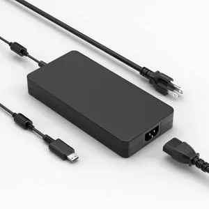 240W USB Tip Charger Compatible with MSI Stealth 17 A16 16 14 AI Studio/Mercedes AMG (13th Gen) GP66 GP76 Leopard GE76 GE66 Raider WE76 CreatorPro Z17 Z16P Z16 X17 A1VFG A1VIG A1VHG A1VGG A1VEG A1VFG