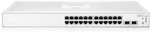 HPE Networking Instant On Switch Series 1830 24-Port Gb Smart-Managed Layer 2 Ethernet Switch | 24x 1G | 2X SFP | Fan-Less | US Cord (JL812A#ABA)