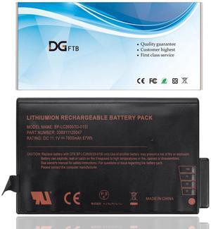 DGFTB BP-LC2600/33-01S1 Laptop Battery Replacement for Getac M230 X500 V100 V200 V1010 S400 Notebook BP-LP2900/33-01PI 338911120104 BP3S3P3450P-01 441847500001 11.1V 87Wh/7800mAh New Upgrade Li-ion