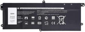 Duotipa New DT9XG Laptop Battery Compatible with Dell Alienware Area-51m R1 R2 D1968W D1968B D1969PW D1733B D1746W D1735DB D1733PB D1766W D1748DW D1746B D1766B D1741DB Series 07PWKV 0KJYFY