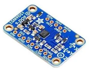 Adafruit (PID 3387) 9-DOF Accel/Mag/Gyro+Temp Breakout Board - LSM9DS1