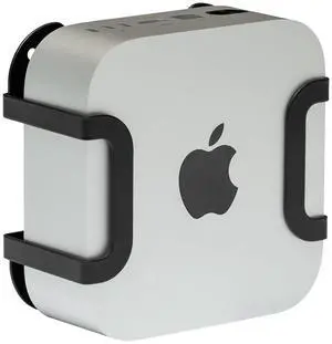 HIDEit Mounts Mac Mini M4 Mount | Under Desk & VESA Monitor Mount for 2024 Mac Mini | Designed for Proper Airflow | Includes Hardware | Compatible with Apple Mac Mini M4 & M4 Pro