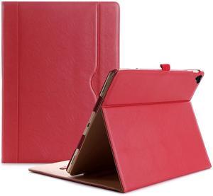 ProCase for iPad Pro 12.9 2017/2015 Case (1st & 2nd Generation), Stand Folio Case Cover for iPad Pro 12.9 Inch (Old Model 2017/2015), with Multiple Viewing Angles, Pencil Holder -Red