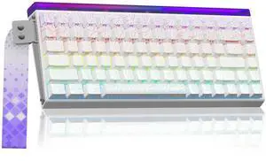 Aula Hero 84 HE - 75% Mechanical Gaming Keyboard, Hall Effect Magnetic Switches Keyboard, 8000Hz Polling Rate, RGB Neon Light Box, Hot-Swappable Side-Printed PBT Keycaps, Gamer Keyboards for PC/Mac